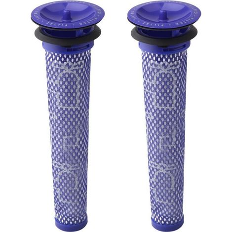 Pack de 2 pré-filtres de rechange pour Dyson DC58, DC59, V6, V7, V8. Remplace la pièce 965661-01. 2 filtres (1/5)