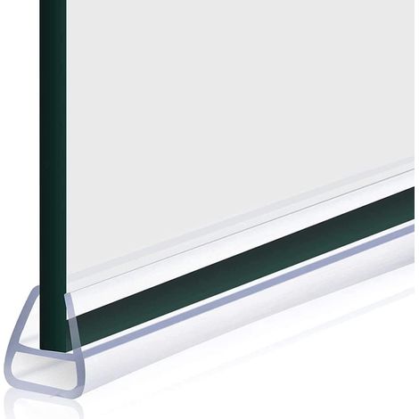 (6 mm,u type 100 cm)Joint Porte Douche,Joint De Porte De Douche, pour paroi en verre 6 mm d'épaisseur de verre joint en joint de douche (1/5)