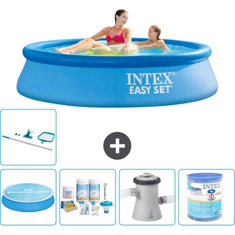 Intex Piscine Easy Set Ronde - 244x61 cm - 6-pièces S30393 (1/5)