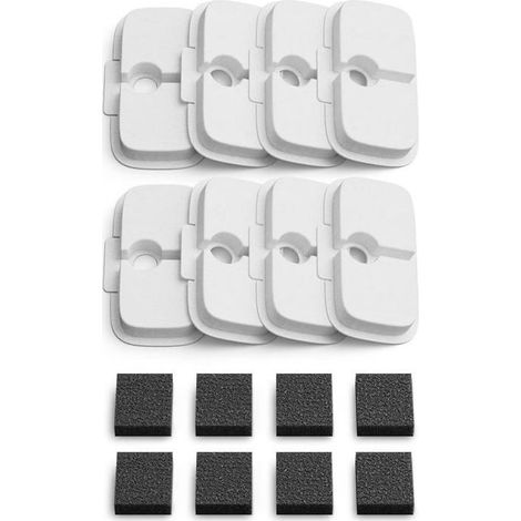 Lot de 16 Filtres Fontaine Chat - Compatible Petlibro 2.5L et Dockstream - Avec Éponges Préfiltration - Qualité Supérieure (1/5)
