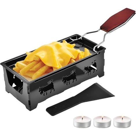 Raclette A Fromage, Raclettes A La Bougie, Mini Ustensiles De Cuisson A Raclette, Sans Électricité, Facile A Ranger, Portabl[CA28] (1/5)