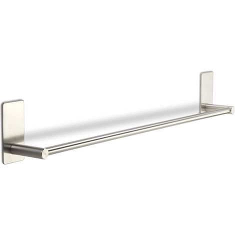 2er Pack - Selbstklebende Hakenleiste TALIDA 585 mm aus Edelstahl (1/4)