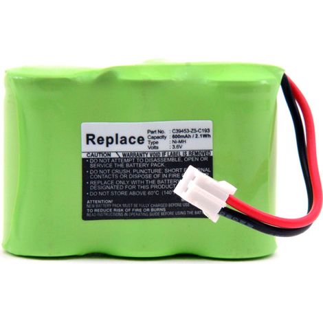NX - Batterie téléphone 2/3AA 3.6V 600mAh Conn - 60AAH3BMXC39453-Z5-C193H (1/4)