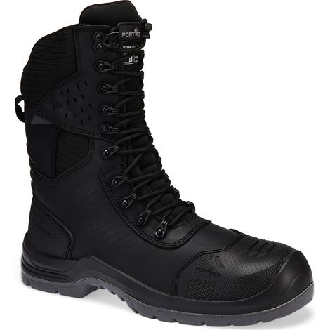 Stivale alto in pelle composita S7l Esd Hro Lg Fo Sc Ci Sr - Taglia 37 - Nero - Portwest