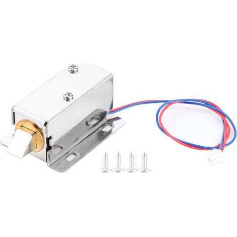 Serrure électromagnétique miniature DC 12 V, commande électrique pour armoire, tiroir, boîte (1/5)