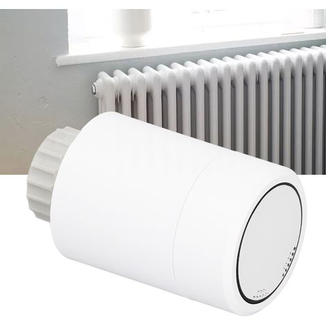 Termostato inteligente para válvula de radiador TZRV-1 M30x1.5 mm para regulación de temperatura mediante aplicación Zigbee. (1/5)