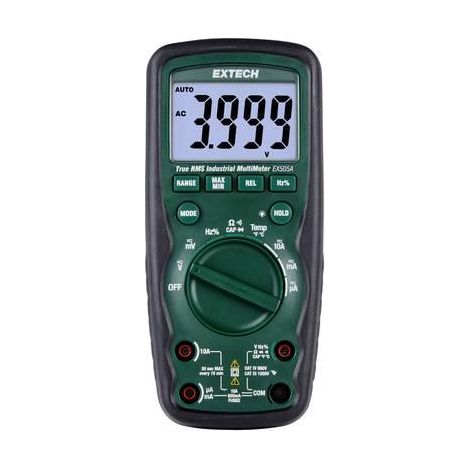 Extech EX505A-K multímetro digital amarillo robusto industrial