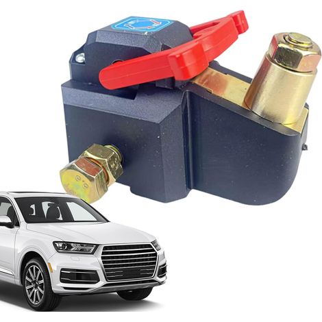 Interrupteur à Bouton pour Déconnexion de Batterie - Commande De Coupure Avec Poignée Antidérapante,Déconnexion de Batterie pour Camion Camping-Car Automobile Bateau Marine (1/5)