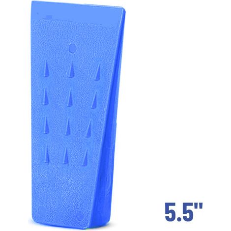 Coin de débardage (bleu de 5,5 pouces) Coins de débardage de 8 et 10 pouces, outils de débardage, tronçonneuses, accessoires pour tronçonneuses, outils de débardage et de jardinage (1/5)