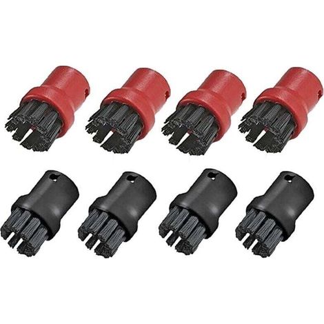 Lot de 8 Brosses à Poils pour Nettoyeur Vapeur Main Outil Premium SC1 SC2 SC3 SC4 SC5 SC7 (1/4)