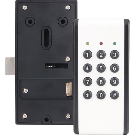 Intelligentes Schloss, kein Schlüssel oder Passwort erforderlich, für Schrankschubladen (Alarm, USB-C)