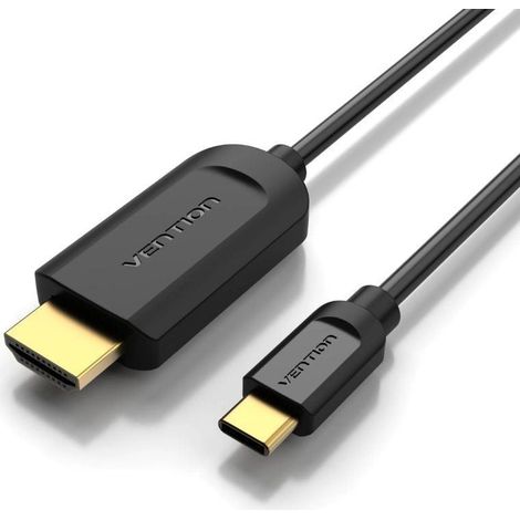 Vention Cable HDMI 1.4K CGUBH/ USBUSB Type-C Male - HDMI Male/ 2m/ Black