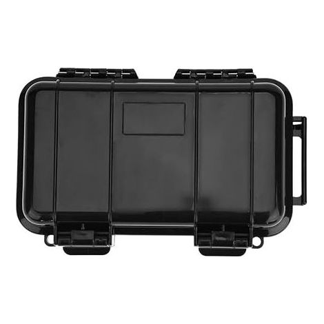 Robustes, stoßfestes Gehäuse, wasserdichte Outdoor-Gehäuse, druck- und wasserbeständig, Notfall-Aufbewahrungstank für Camping (190 mm x 120 mm x 52 mm) (1/5)