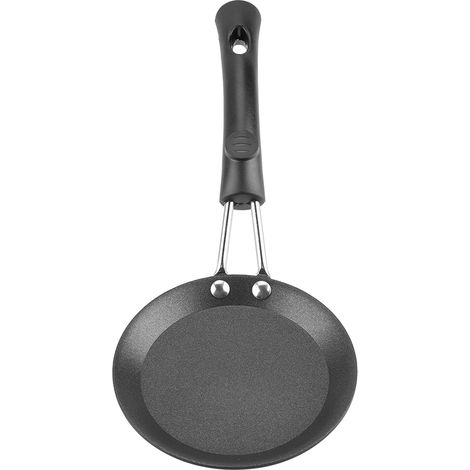 Niedliche Mini-Pfanne für pochierte Eier – Elektrischer Wok mit Holzgriff für die Küche