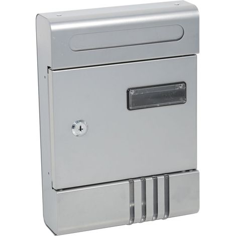 CASSETTA POSTALE COLOR SILVER 300X210X70
