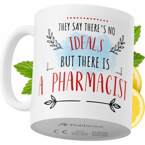 Lustige Kaffee- oder Teetasse für Apotheker mit witzigem Textdesign – ideal für Geburtstage, Namenstage, Feiertage und besondere Anlässe. Hochwertige Tasse für Zuhause, Büro und Arbeit. Farbe: Weiß, 3