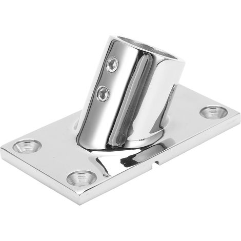 Bootshandlauffuß aus Edelstahl, 60°-Rechteckwinkel, 25 mm / 1 Zoll (1/5)