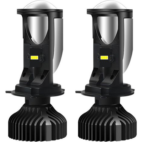 Ampoule de phare LED H4, kit de conversion d'ampoule de phare de voiture à faisceau élevé et faible
