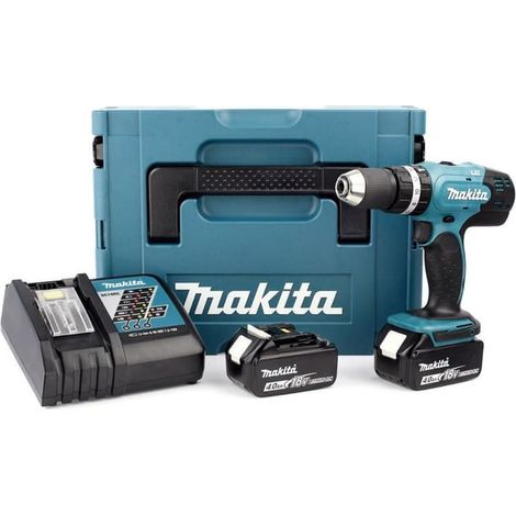 Trapano a percussione 18V LXT (2x4,0 Ah) in MAKPAC - MAKITA DHP453RMJ