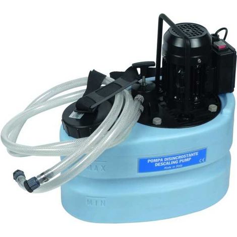 Détartreur EUROMAX 20 – Réservoir 20L – Inverseur de flux breveté pour nettoyage efficace – 2600 L/h – 0,33HP – Dimensions 45x46x32 cm – Euroacque