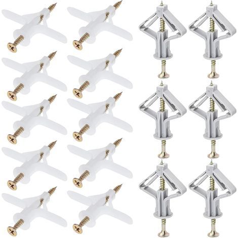 100pcs Hollow Body Dowels m8 Set, Dry Construction Anchors, Plaster Dowels, Expansion Dowels, Plaster Hollow Dowels, Plaster Hollow Dowels, Plasterboard Expansion Dowels (1/5)