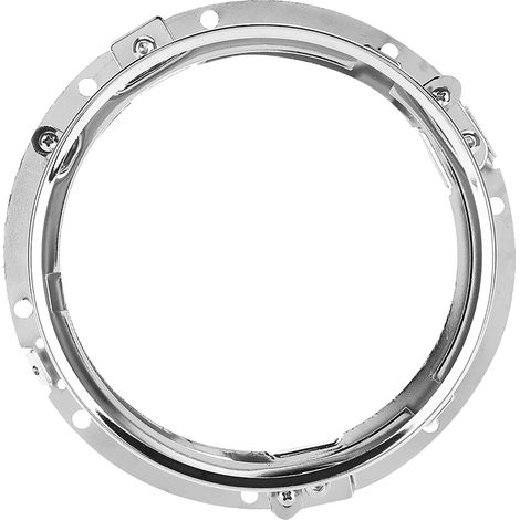Support de montage rond 7 pouces pour phare de Jeep Wrangler, bague argentée, kit de fixation pour projecteur auto (1/5)