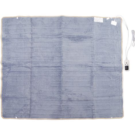 Couverture chauffante électrique 1,8 x 1,5 m pour la maison ou les dortoirs, chauffage électrique intelligent à température constante, surface polaire douce pour la peau, norme européenne 220 V, très (1/5)