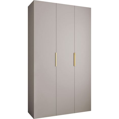 Armario Hartford 573, Cachemira, 246x140x52cm, Puertas de armario: Con bisagras, Número de estantes: 7