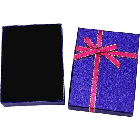 Boîte à bijoux, coffret de rangement pour bijoux et breloques, écrin décoratif, organisateur de bijoux pour bracelets et breloques, idéal pour la Saint-Valentin et les voyages.-Purple (1/5)