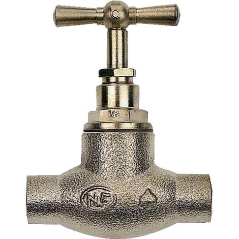 Kupfer 16 mm Löt-Absperrhahn ohne Entleerung