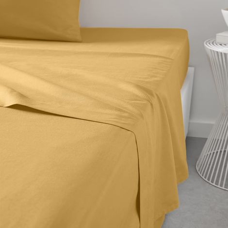 TODAY Essential - Lenzuolo per letto matrimoniale, 240 x 300 cm, in cotone, tinta unita (1/3)