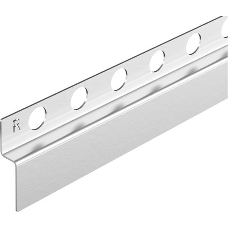 Rechte Wandschräge 120 cm Edelstahl (1/5)