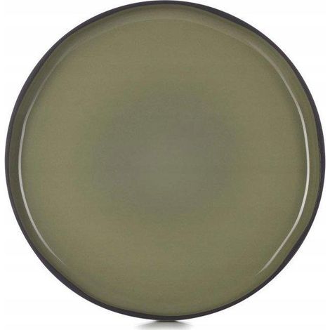 Plato CARACTERE de Porcelana Negro 30 cm (1/3)
