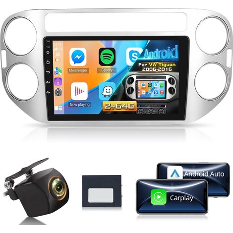 Android Autoradio 2006-2016 sans Fil [2G+64G] Écran Tactile HD de 9 Pouces avec GPS/WiFi/Bluetooth/EQ/FM RDS (1/5)