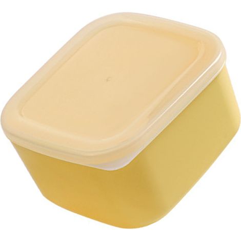 Récipient à fromage en tranches, boîte de rangement en plastique transparent pour réfrigérateur, support hermétique avec couvercle S. (1/5)