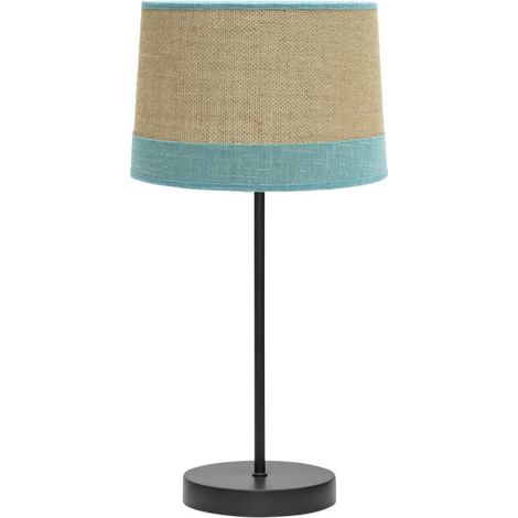 Lampada da Tavolo Tietar 1xe14 Sacco/turchese 44x22x22 Cm