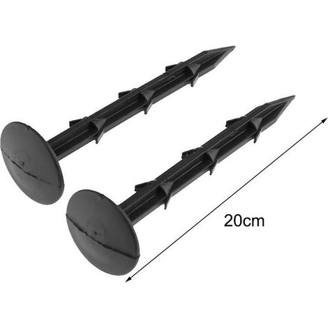 Correas de jardín PP STgo de 16 cm: Sujeción segura para redes, lonas, tiendas de campaña y mantillo.