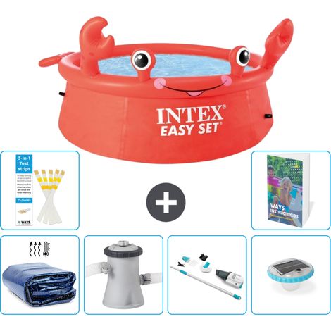 Intex Piscina Easy Set Rotonda - Granchio - 183x51 cm - 7-pezzi  S81