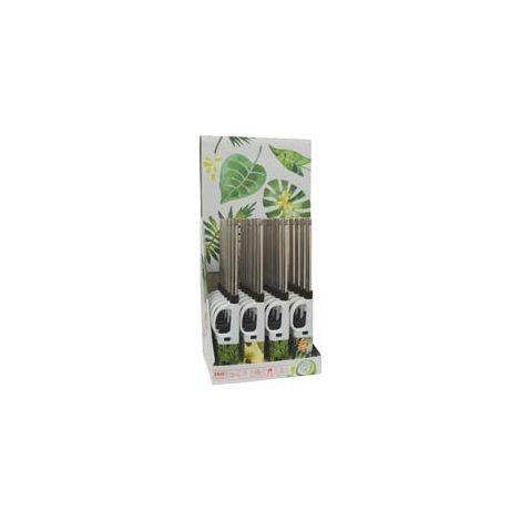ACCENDIGAS A FIAMMA- - fantasie assortite - 24 blister