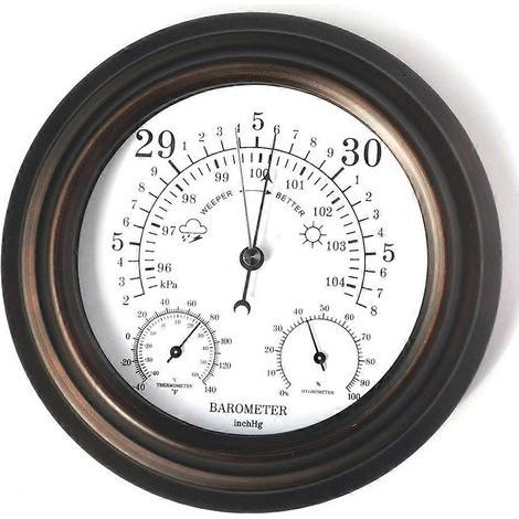 Station météo extérieure 3 en 1 : baromètre. thermomètre. hygromètre. manomètre de pression atmosphérique et mesure de l'humidité. (1/5)