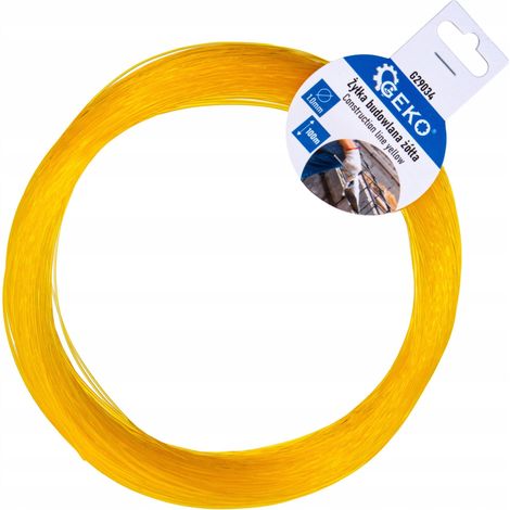 Geko corde de construction jaune 100 m diamètre 1.0 mm (1/3)