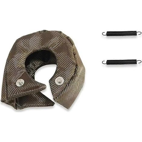 Écran thermique/couvercle de turbocompresseur, compatible avec les turbocompresseurs T2/T25, couche d'isolation protectrice haute température. (1/5)