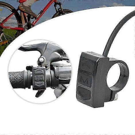 Botón de control para bicicleta eléctrica, montaje en manillar, interruptores para medidor LCD, accesorios para bicicleta eléctrica, edición 0617