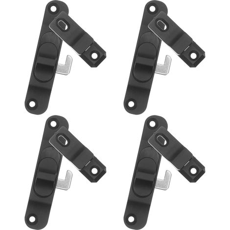 Lot de 4 Verrous Coulissants pour Fenêtres en Alliage d'Aluminium Limiteurs d'Ouverture Réglables pour Portes et Fenêtres Coulissantes Dispositifs de Sécurité Anti-Intrusion et