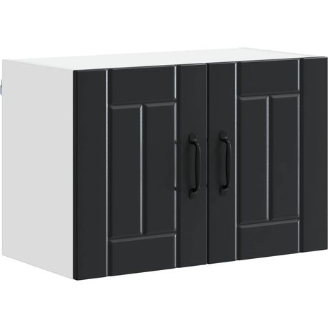 Maison Exclusive - Armadietto a muro LUCCA Nero 60 x 31 x 40 cm