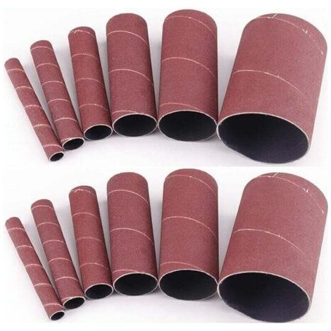 Set of 12 sanding sleeves for 11.4 cm oscillating sander