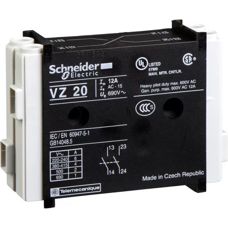Schneider Electric Hilfskontakt-Modul 1S/1Ö f.V1-V6 VZ7 (1/2)