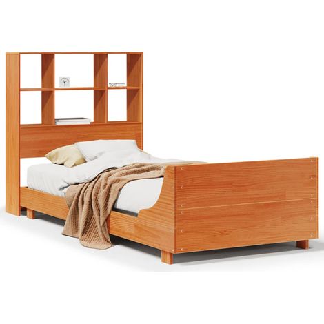 Maison Exclusive - Giroletto senza Materasso Marrone Cera 100x200 cm Legno di Pino (1/5)