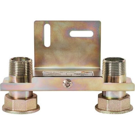 Monokonnektor für Gaszähler G4/G6 130 mm GZ 1 Zoll x GZ 1 Zoll, Block (1/4)