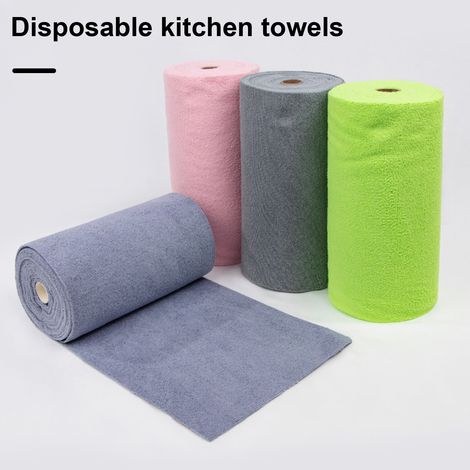 Chiffonnettes De Cuisine - En Fibre Superfine - Absorbantes Et Rapides À Sécher - Sans Peluches Ni Traces - Pour Salle De Bain Miroirs Vitres Et Cuisines - 20 Pièces (1/5)